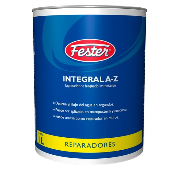 Taponador de Fraguado Instantáneo Fester Integral A-Z 1 L Fester Integral A-Z 1 L