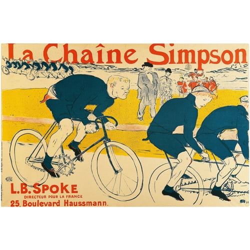 Trademark Fine Art "Catene Simpson" Canvas Art by Henri de Toulouse-Lautrec