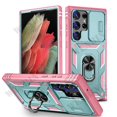 thumbnail image 3 of Case For Samsung S24 S23 S22 S21 Ultra Plus S23 FE A14 A54 Heavy Duty with Camera 360 Degree Rotate Kickstand Shockproof Cover, 3 of 5