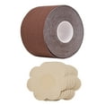 thumbnail image 1 of Autocollant de Soutien-Gorge Auto-Adhésif 5 m Ruban Lift Ruban pour Seins Tissu Couvre-Tétons Lift up pour Femmes Pasties Invisible Réutilisable Couvre-Tétons Lift, 1 of 7