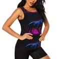 thumbnail image 2 of Zufioo Futuristic Purple Panther A、 Print Women's Vest, Sleeveless Quick-drying Sports T-shirt, Suitable for Yoga, Running, Fitness-X-Large, 2 of 7