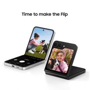 Restored Samsung Galaxy Z Flip7 FE Foldable Smartphone, 256GB Storage, 6.7-Inch AMOLED Display, 50MP Dual Rear Cameras, Exynos 2400 Processor, 8GB RAM, White