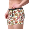 thumbnail image 2 of Honeii Pineapple Flower Men's Underwear Boxer Briefs Pack, ComfortSoft Boxer Brief for Men, Moisture-Wicking Breathable-XX-Large, 2 of 5