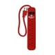 thumbnail image 1 of Multicontacto supresor de picos Koblenz 6 contactos Rojo, 1 of 5