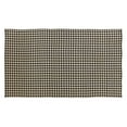 thumbnail image 2 of Burlap Black Check Table Cloth 60x102, 2 of 3