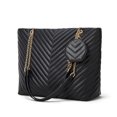 thumbnail image 4 of Bolso bandolera para mujer Casual 2 en 1 Satchel Hobo Set Bolso de trabajo versátil de cuero PU FLhrweasw Nuevo, 4 of 9