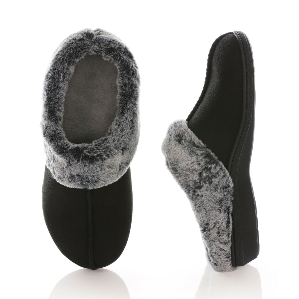 PowerStep Women's Clog Slippers Plantar Fasciitis Arch Support