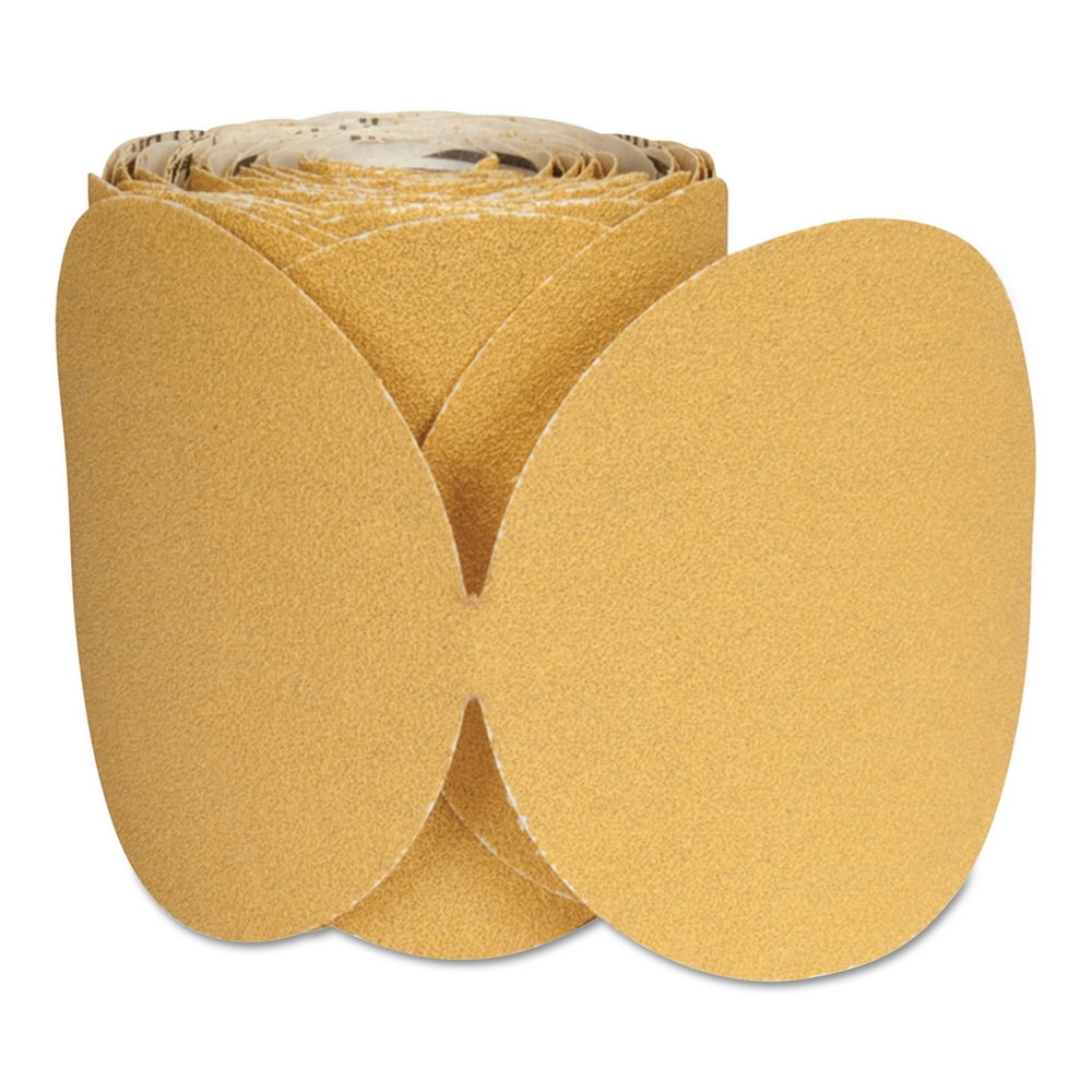 Norton Stick and Sand Paper Discs, Aluminum Oxide, 6 in Dia., 80 Grit