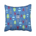 thumbnail image 1 of RYLABLUE Square Throw Pillow Covers Nautical Theme Buoy And Lobster Monogram Customizable Pillowcases Polyester 18 X 18 Inch With Hidden Zipper Home Sofa Cushion Decorative Pillowcase, 1 of 1