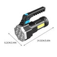 thumbnail image 3 of Rechargeable Flashlights High Lumens, 990000LM Powerful Tactical Flashlights, 5 Modes LED Flashlight Adjustable, Brightest Flashlight Waterproof, Handheld Flash Light for Emergencies, Camping, Hiking, 3 of 9