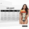 thumbnail image 5 of Kdxio Western Desert Cactus Ram Skull for Women's Short-Sleeved Onesie Stylish Round Neck Pajamas Bodysuit Jumpsuit Nightwear-XX-Large, 5 of 7