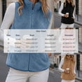 thumbnail image 3 of Hilenly Womens Lightweight Fleece Vest Sleeveless Zip Up Sherpa Jacket Stand Collar Fleece Gilet with Pockets, 3 of 8
