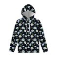 thumbnail image 3 of Sudadera con capucha con estampado 3D de flores de margaritas para hombres y mujeres, sudadera con capucha de manga larga de gran tamaño para primavera y otoño, camisetas informales, 3 of 5