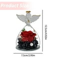 thumbnail image 3 of Angel Rose Figurines, Ongmies Rose Statue - Genuine Glass Rose, Perfect for Mother's Day and Birthday Gifts, Christmas Decorations Indoor, 3 of 9