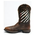thumbnail image 3 of Cody James Men's Scratch Mexico Flag Lite Performance Western Boot Broad Brown 11.5 D(M) US, 3 of 7