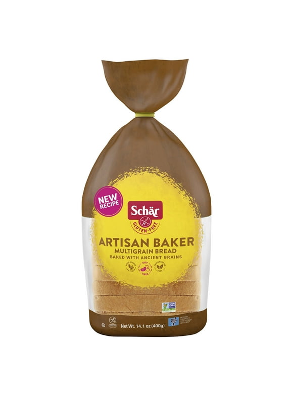 Schar Gluten Free Artisan Baker Multigrain Bread Loaf, 14.1 oz