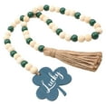 thumbnail image 4 of Masteelf Bead Garland Wood Bead Tassel Garland String Tiered Tray St Patrick's Day Wood Garland, 4 of 8