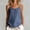 A_ Navy, variant on CYMMPU Women's Eyelet Cutout V-Neck Tank Top, Sleeveless Solid Color Blouse with Lace Detail, Elegant Casual Wear Khaki XXXL