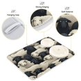 thumbnail image 4 of Sheep White Black Dish Drying Mat Dish Drainer Rack Mats Water Absorbent Non-Slip Easy Clean Heat Resistant for Kitchen Counter, 4 of 8