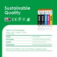 thumbnail image 3 of 564XL Ink Cartridges Combo Pack 5-Pack (2Black/1Cyan/1Magenta/1Yellow) Compatible for HP564 Ink Cartridges for DeskJet 3520 OfficeJet 4622 Printers, 3 of 10