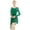 Dark_Green, variant on renvena Women Girls Lyrical Ballet Dance Costume Single Long Sleeve Asymmetric Leotard Dress
