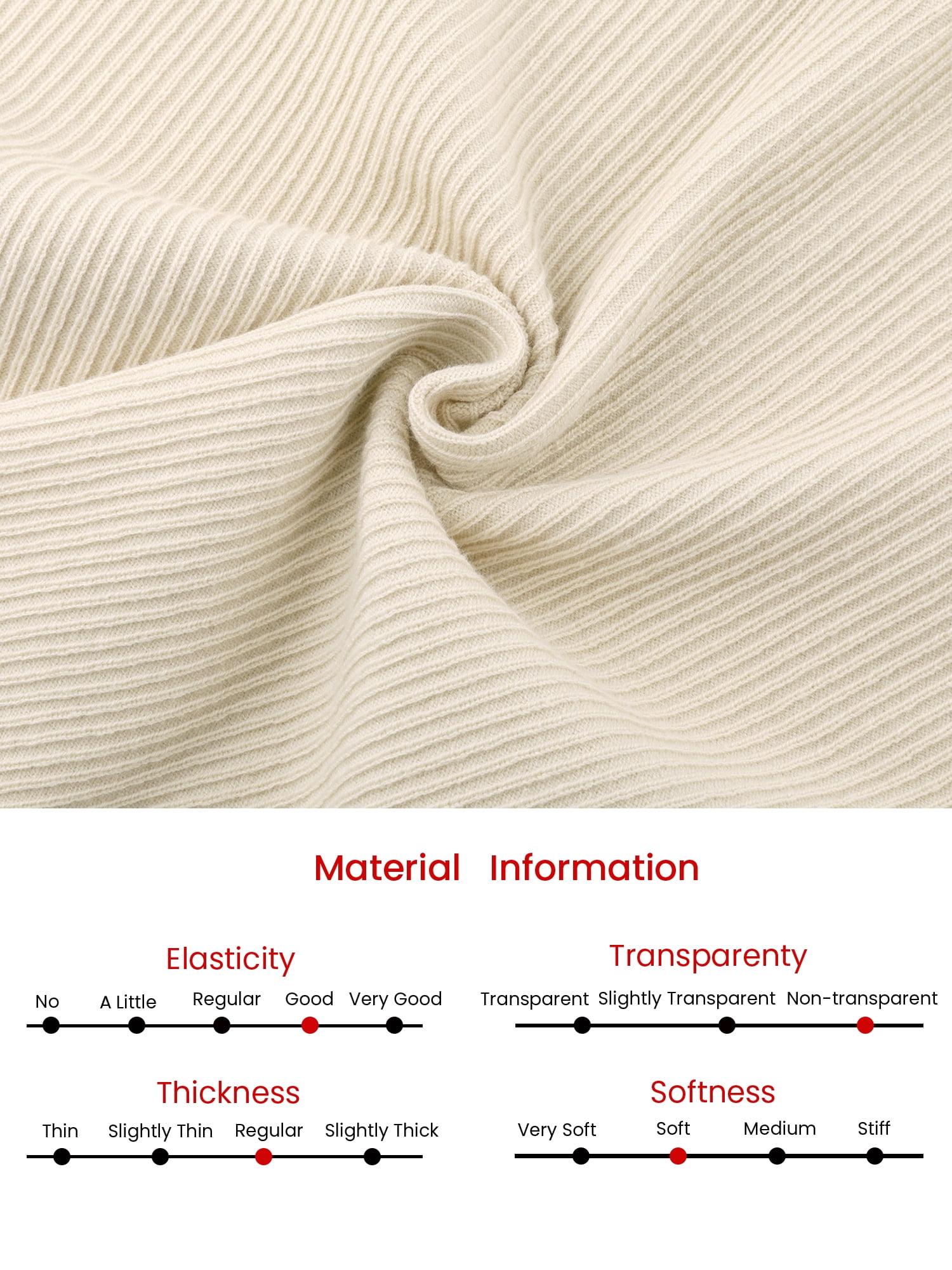 Unique Bargains Women's Knit Lapel Collar Short V Neck Sleeve Fitted Ribbed Tops Apricot 2XL