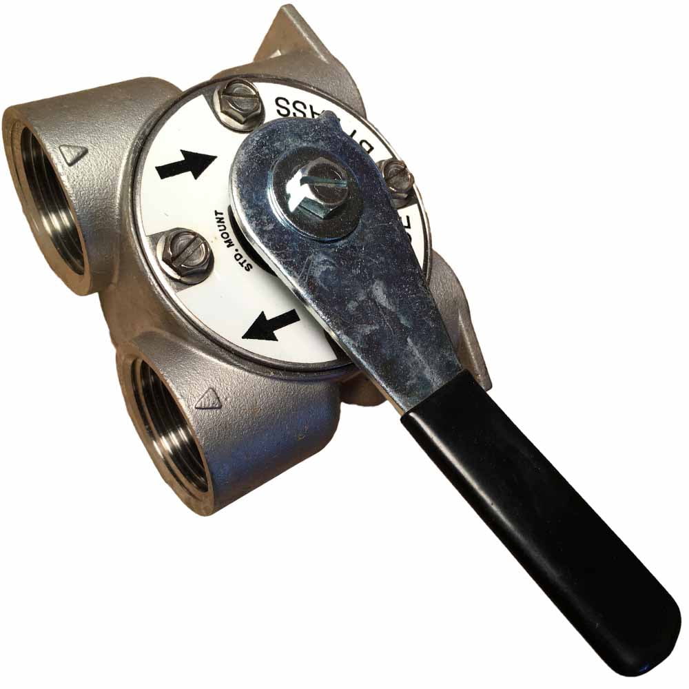 Bypass Valve For Fleck 5600 2510 9000 Valves 1 inch Walmart