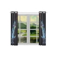 thumbnail image 3 of CADecor Watercolor Animals Window Kitchen Curtain, Dinosaur Window Treatment Panel Curtains,26x39 inches,Set of 2, 3 of 3