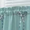 thumbnail image 6 of Up to 40% off Clearance! Curtains, InsCrazy Style Bowknot Short Curtains Kitchen Curtains Drift Window Student Bed Curtains, 6 of 8