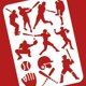 thumbnail image 3 of Plantilla de jugador de béisbol de 30x20 cm (12x8 pulgadas), plantilla reutilizable de plástico con diseño deportivo para pintar, plantilla para manualidades artísticas., 3 of 7