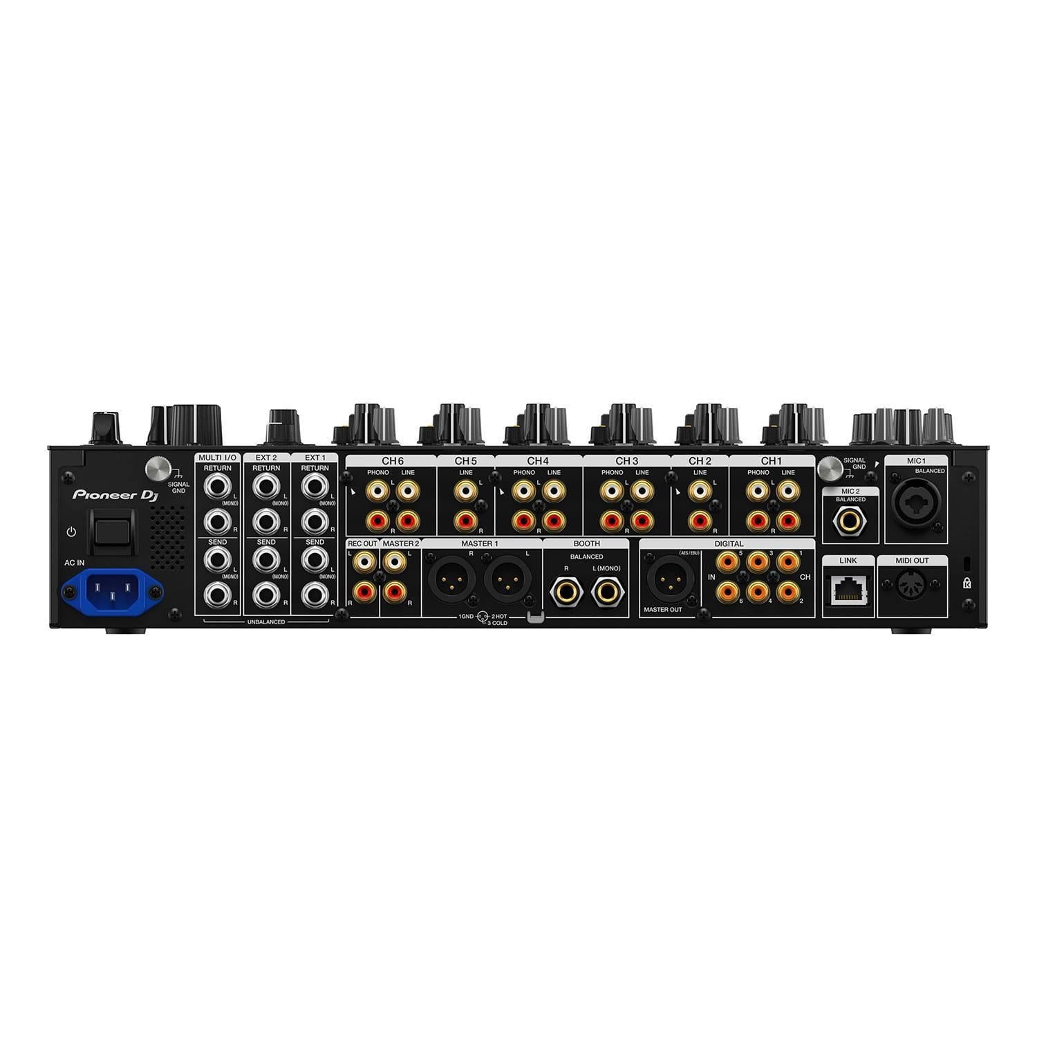 Pioneer DJM-V10-LF DJ 6 Channel Professional Mixer with Long Faders