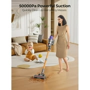 Laresar Cordless Vacuum, Real 50kPa Suction, 500W Motor, 60min Runtime, Quiet, Premium Build for Pets & Floors