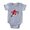 Heather Grey, variant on CafePress - Soccer Player Norway - Cute Infant Baby Football Bodysuit