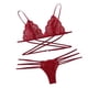 thumbnail image 5 of Lencería Mujer Jinwen Ropa Interior Encaje Rojo, 5 of 8