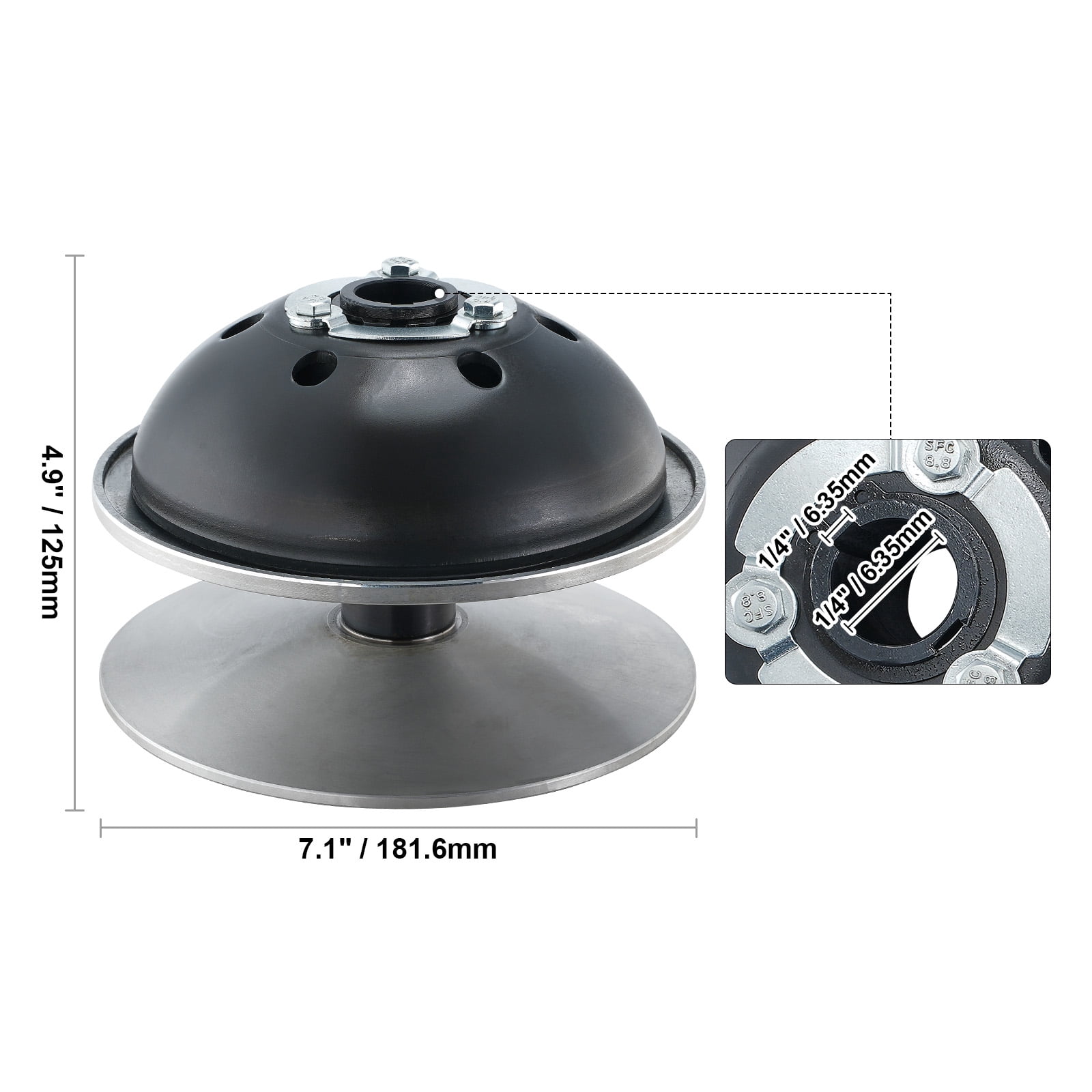 KFFKFF 780 Series 4 Cycle Primary Go-Kart Drive Clutch Engine 302405A/302405