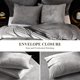 thumbnail image 4 of Franela Funda Nórdica King Size Smoky Gray Funda Nórdica King Velvet Comforter, 4 of 9