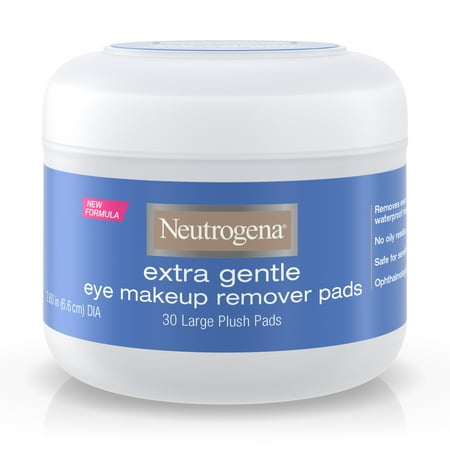 Neutrogena Extra Gentle Eye Makeup Remover Pads, Sensitive Skin 30 (Best Eye Makeup For Sensitive Skin)