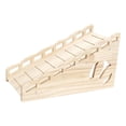 thumbnail image 3 of Nido de madera para escondite de conejos, cama para animales pequeños, jaula decorativa para casa de conejos escalera de montaña, 3 of 7