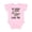 AD-Pink, variant on Nonna and Poppa Granddaughter Sloth Girls Baby Bodysuit