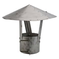 thumbnail image 2 of Stove Pipe Chimney Cap Fireplaces Rain Hat Mushroom-Shaped 304 Stainless Steel, 2 of 7