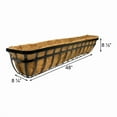 thumbnail image 5 of Panacea Flat Iron Series Planter Boxes, Black, 48"L, 4 Pack, 5 of 7