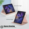 thumbnail image 5 of Samsung Galaxy Tab A8 10.5 2022 Case, Dteck 360 Degree Rotating Shockproof Case Multi Angle Viewing Stand Protective Cover For Samsung Galaxy Tab A8 10.5 (2022) SM-X200/X205/X207,Pink, 5 of 7