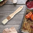 thumbnail image 4 of 3 Sizes Natural Bristle Basting Brush with Wooden Handle,Dishwasher Safe,Heat-resistant & Safe Basting Brush ,for Cooking, BBQ, Baking,for Egg Wash, Butter,Marinade, Sauce,A, 4 of 7