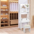 thumbnail image 2 of Sturdy, Compact 3-in-1 Vanity Set with Large Mirror and Ample Storage, 2 of 3