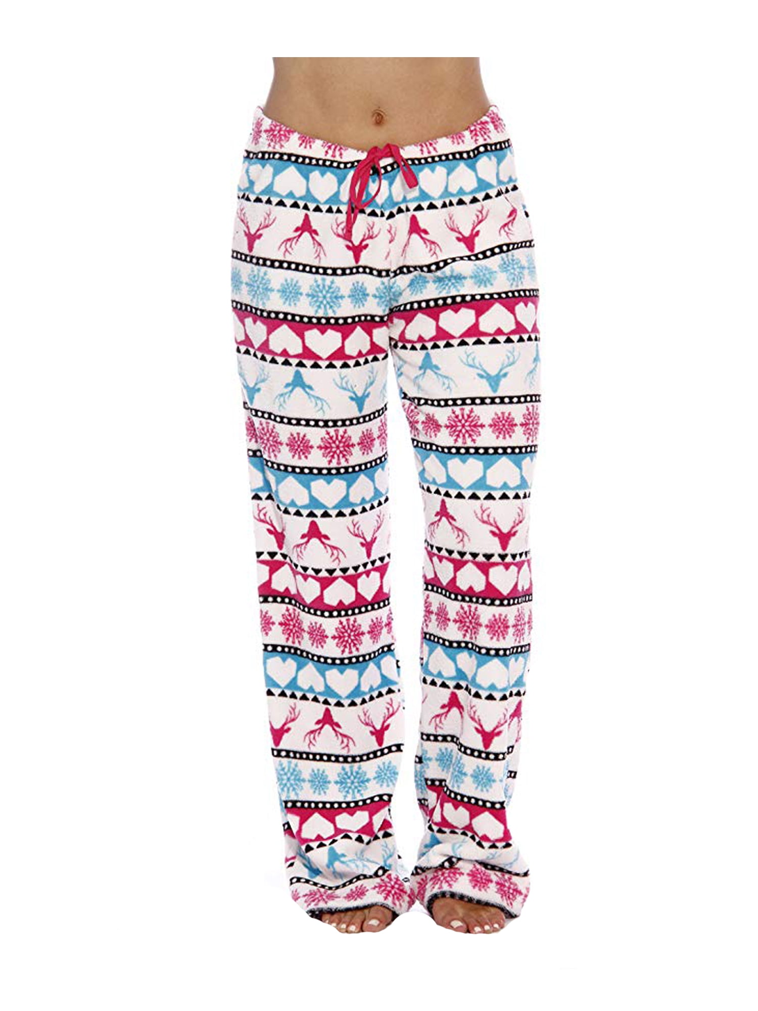 Eyicmarn Women Christmas Pajamas Sleep Bottoms Pants Trousers Animal