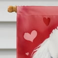 thumbnail image 6 of Bichon Frise My Valentine House Flag 28 in x 40 in, 6 of 7