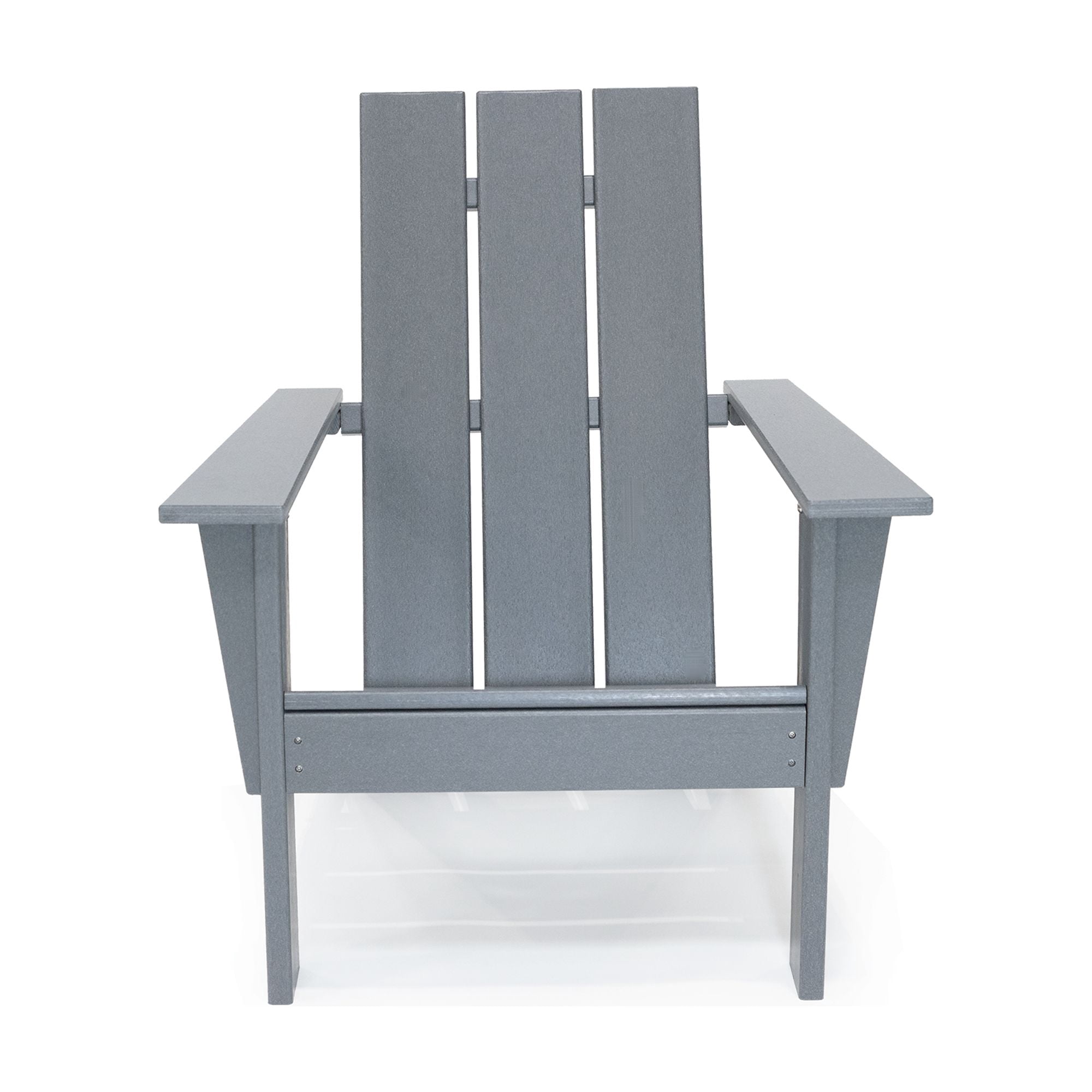 LuXeo Arcadia Gray HDPE Outdoor Adirondack Chair (Set of 2)
