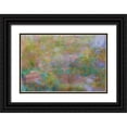 thumbnail image 1 of Sophie 6 14x11 Black Ornate Wood Framed with Double Matting Museum Art Print Titled - Monets Garden, 1 of 4