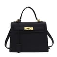 thumbnail image 5 of Nuevo bolso Kelly Birkin con patrón de Litchi de gran capacidad, bolso de hombro tipo bandolera de tendencia versátil a la moda para ir al trabajo, 5 of 5