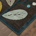 thumbnail image 5 of Feizy Saphir Cabo Modern Floral & Botanical, Brown/Blue, 7'6" x 10'6" Area Rug Sheen Fade Resistant Bohemian & Eclectic Floor Rug for Living room Bedroom, 5 of 8